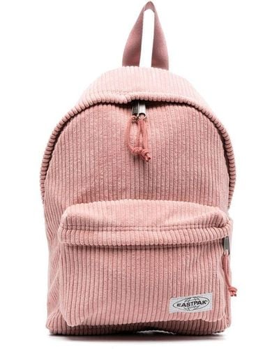 Eastpak Orbit Velvet-effect Backpack - Pink