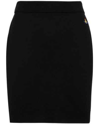 Vivienne Westwood Bea Cotton Miniskirt - Black