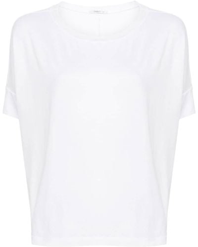 Transit T-shirt Met Verlaagde Schouders - Wit