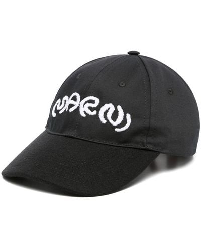Marni Logo-embroidered Cotton Baseball Cap - Black