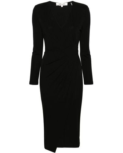 Diane von Furstenberg Nevine ギャザードレス - ブラック
