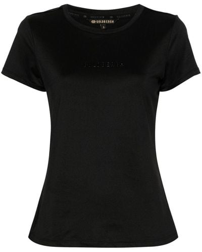 Goldbergh Avery T-Shirt mit Rundhalsausschnitt - Schwarz
