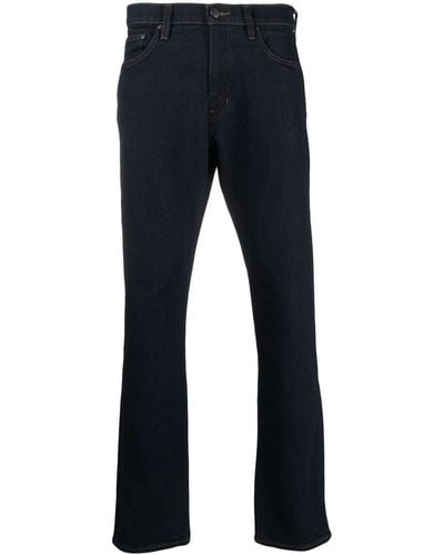 Michael Kors Halbhohe Straight-Leg-Jeans - Blau