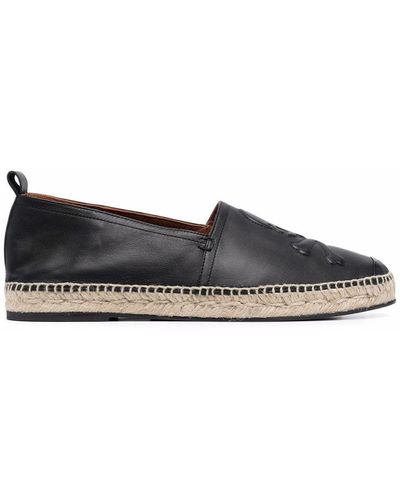 Philipp Plein Espadrilles goffrate - Nero