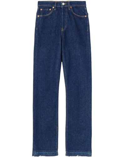 RE/DONE Slim-fit Jeans - Blauw