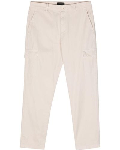 Vince Mid-rise Cargo Trousers - Natural
