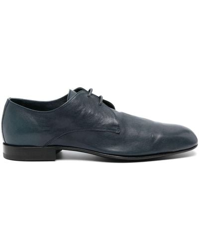 Officine Creative Harvey 002 Leather Derby Shoes - Blue