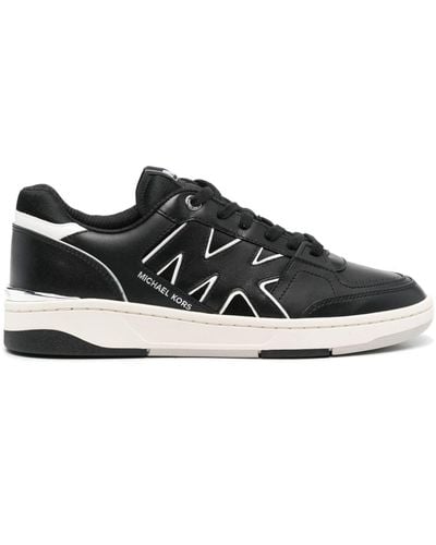 Michael Kors Rebel Leather Sneakers - Black