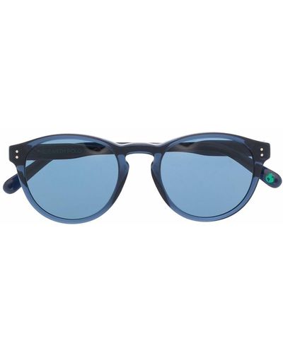 Polo Ralph Lauren Sonnenbrille mit rundem Gestell - Blau