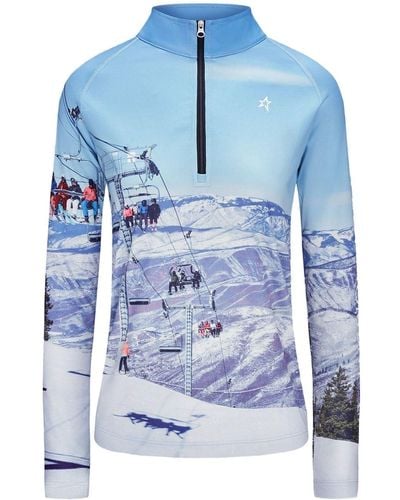 Perfect Moment X Dede Johnston Thermal Base Layer - Blue
