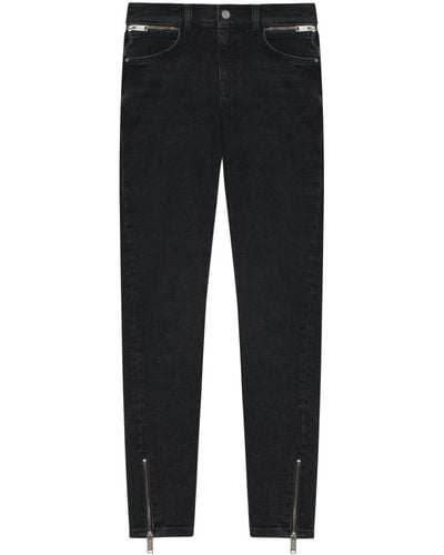 Anine Bing Jax Skinny-cut Jeans - Black