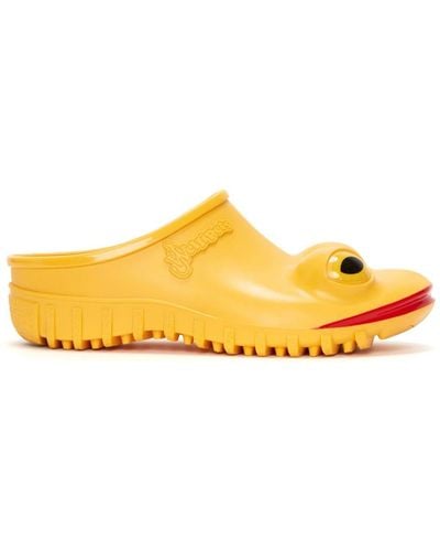 JW Anderson X Wellipets Frog Mules - Yellow