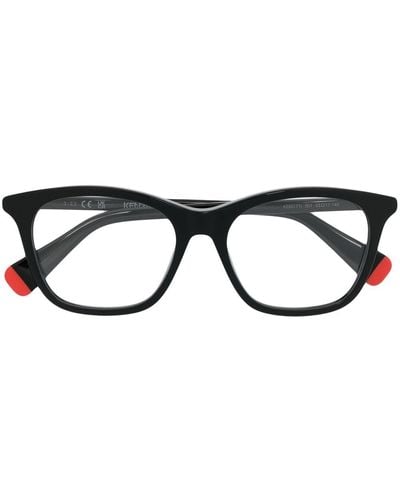 KENZO Gafas con logo lateral estampado - Negro