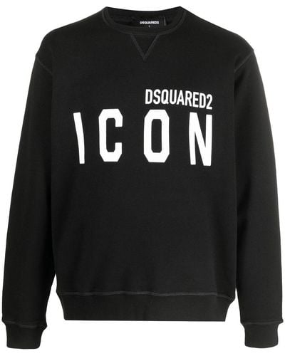 DSquared² Sweater Met Ronde Hals - Zwart