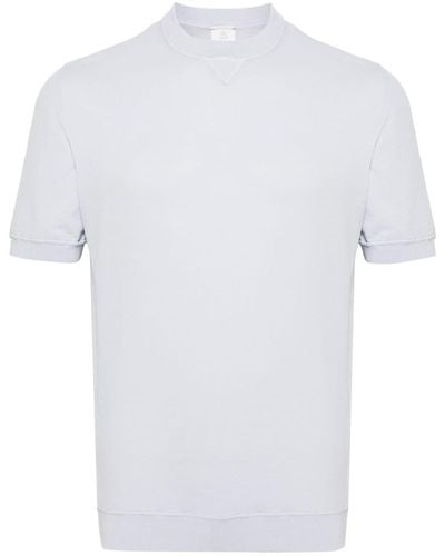 Eleventy T-shirt Met Ronde Hals - Wit