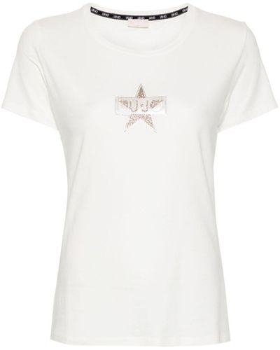 Liu Jo Logo-print Cotton T-shirt - White