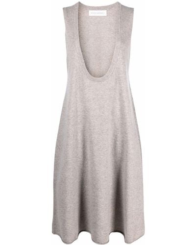 Extreme Cashmere Kleid mit tiefem Ausschnitt - Mehrfarbig