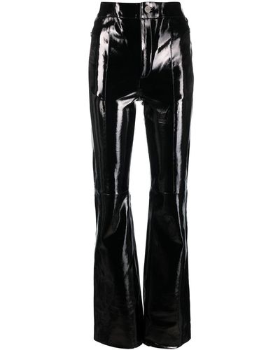 Gestuz High-waisted Skinny Trousers - Black