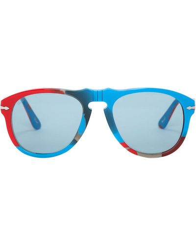 JW Anderson X Persol Pilot-frame Sunglasses - Red