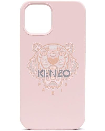 KENZO Tiger Motif Iphone 12 Pro Case - Pink