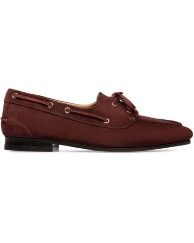 Bally Plume Boat Shoes - Brown