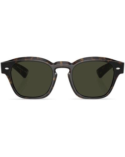 Oliver Peoples Maysen Square-frame Sunglasses - Green