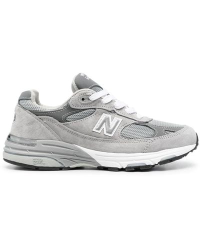 New Balance 993 Made In Usa "grey" Sneakers - White
