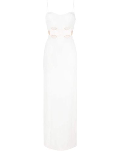 Galvan London Isola Bella Uitgesneden Mini-jurk - Wit