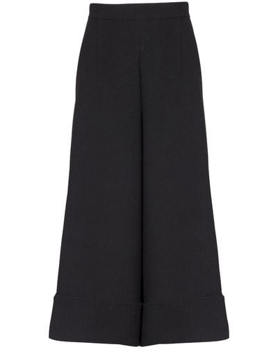 Balmain Pantalones tipo culotte - Negro