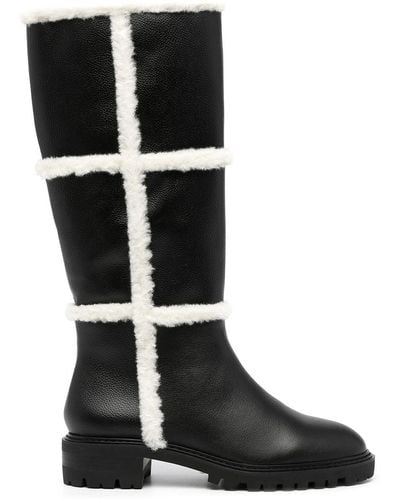 Senso Minnie Fur Detail Boots - Black