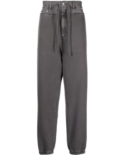 FIVE CM Logo Patch Track Trousers - Grey