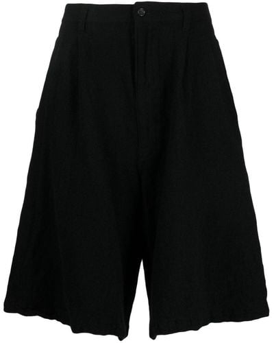 Comme des Garçons Drop-crotch Tailored Shorts - Black