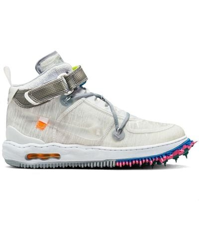 NIKE X OFF-WHITE Air Force 1 Mid Sneakers - Weiß