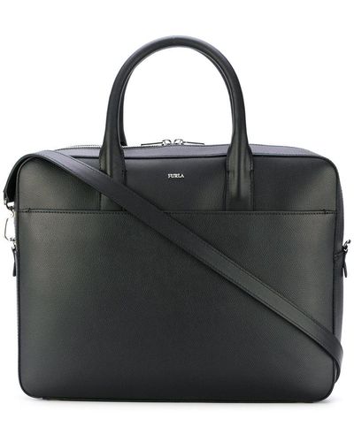 Furla Slim-line Laptop Bag - Black