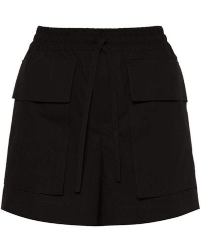 P.A.R.O.S.H. Canyox24 Cotton Shorts - Black