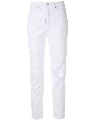 Olympiah Ripped Jeans - White