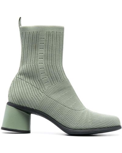 Camper Kiara 65mm Square-toe Boots - Green