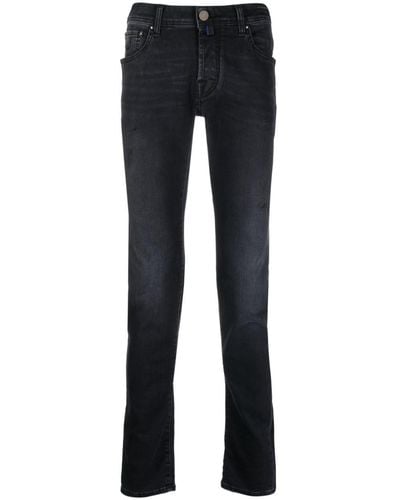 Jacob Cohen Jeans skinny con applicazione logo - Blu