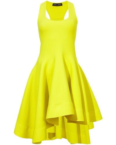 Proenza Schouler Sculpted Asymmetric Dress - Yellow