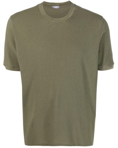 Zanone Klassisches T-Shirt - Grün