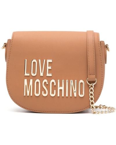 Love Moschino ロゴ ショルダーバッグ - ブラウン