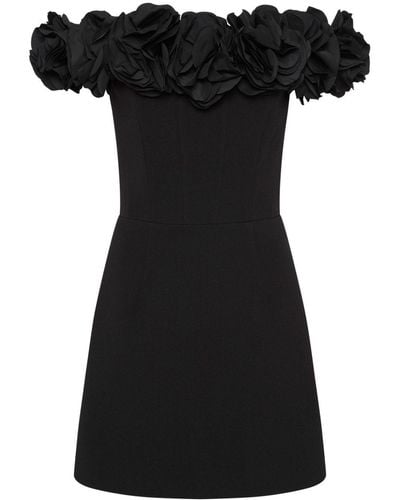 Rebecca Vallance Odetta Ruffled Mini Dress - Black