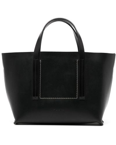 Rick Owens Mini leather tote bag - Noir