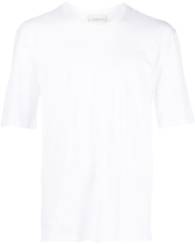 Laneus Short-sleeve Crew-neck T-shirt - White