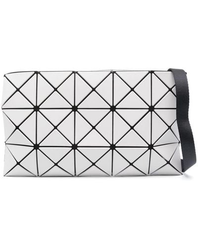 Bao Bao Issey Miyake Lucent Matte Shopper Met Geometrisch Patroon - Grijs