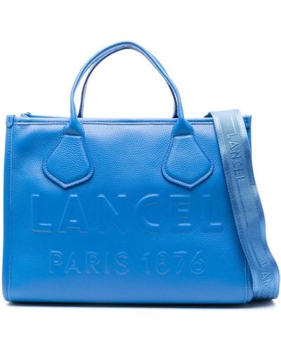 Lancel Medium Jour De Leather Tote Bag - Blue
