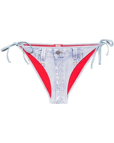 DIESEL Bfpn-brigittes Bikini Bottom - Red