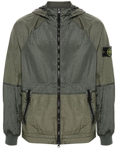 Stone Island Watro-tc フーデッドジャケット - グリーン