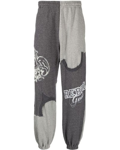 Undercoverism Graphic-print Track Pants - Gray