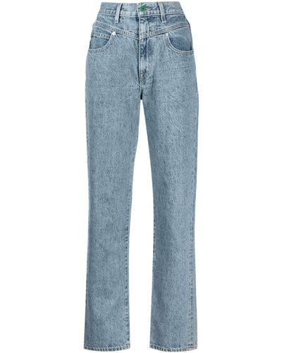 SLVRLAKE Denim Ausgeblichene Slim-Fit-Jeans - Blau
